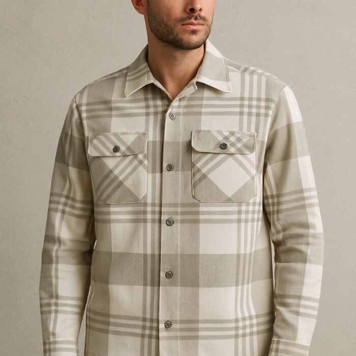 PLAID PADDED OVERSHIRT – Shacket